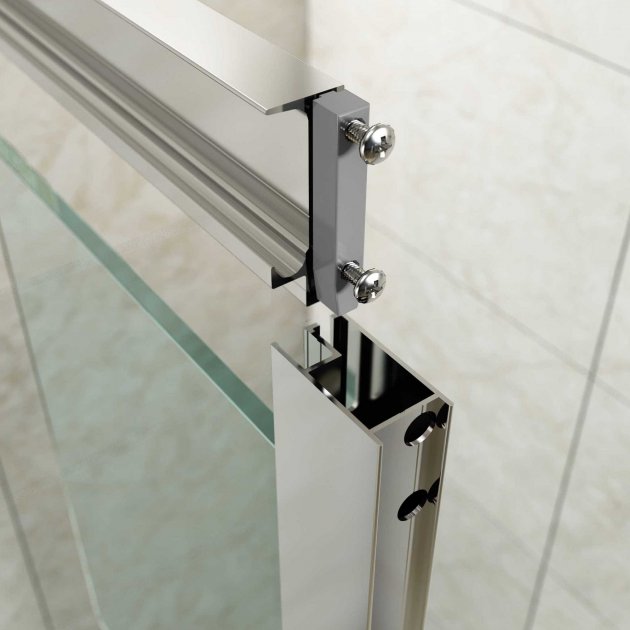 Merlyn Mbox Loft Height Bi-Fold Shower Door With Side Panel