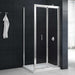 Merlyn Mbox Loft Height Bi-Fold Shower Door With Side Panel