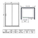 Merlyn Mbox Loft Height Recessed Sliding Shower Door