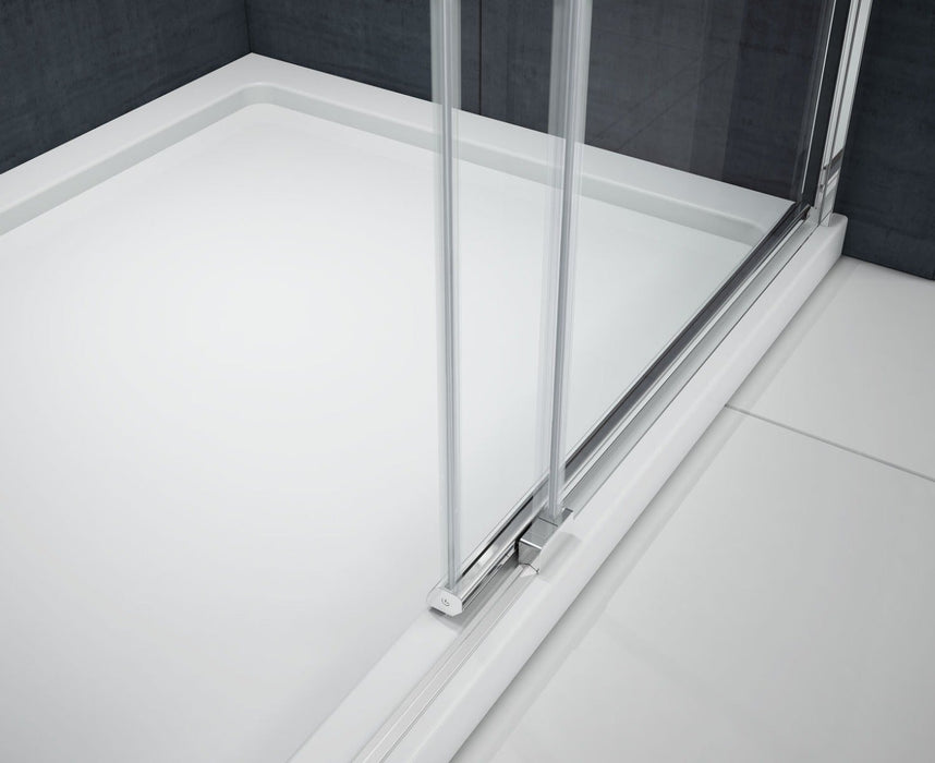 Merlyn Mbox Low Level Access Sliding Shower Door With Side