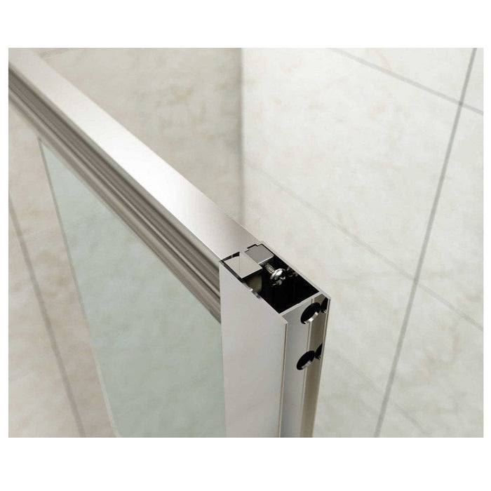 Merlyn Mbox Pivot Shower Door With Side Panel - Chrome