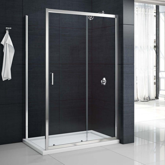 Merlyn Mbox Sliding Door Shower - Chrome - Sliding Shower