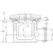 Merlyn Mstone Fast Flow Shower Tray Waste - White - Shower