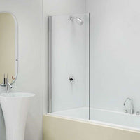 Merlyn Pivot Square Bath screen - 5mm Glass 1400mm x 800mm