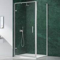 Merlyn Sleek Hinge Shower Door With Side Panel - Hinged