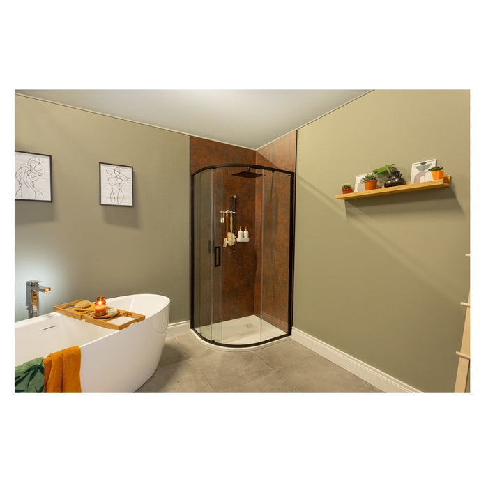 Merlyn Sleek Single Sliding Door Offset Quadrant Shower