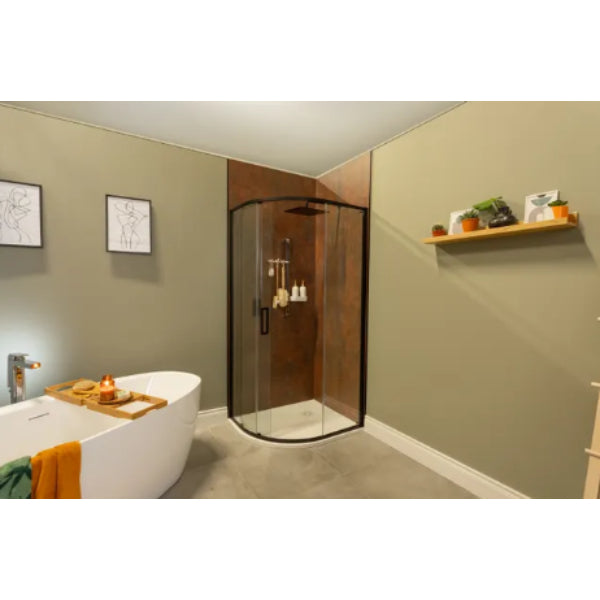 Merlyn Sleek Single Sliding Door Quadrant Shower - 900mm