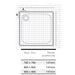 Merlyn Touchstone Square Shower Tray - Square Shower Trays