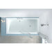 Merlyn Two Panel Square Hinged Bath Screen - Bath Screens