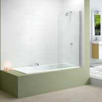 Merlyn Versa Single Curved Bath Screen - 1500mm x 800mm