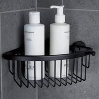 Miller Classic Corner Soap Basket - Matt Black Dishes &