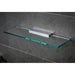 Miller Classic Glass Shelf With Bracket - 300mm Long