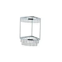Miller Classic Two-Tier Chrome Corner Basket - Accessories