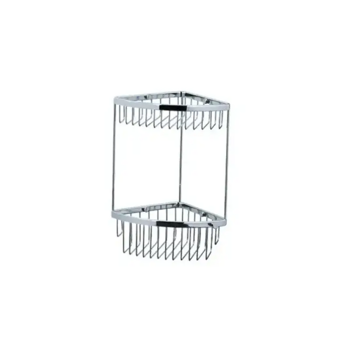 Miller Classic Two-Tier Chrome Corner Basket - Accessories