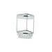 Miller Classic Two-Tier Chrome Corner Basket - Accessories