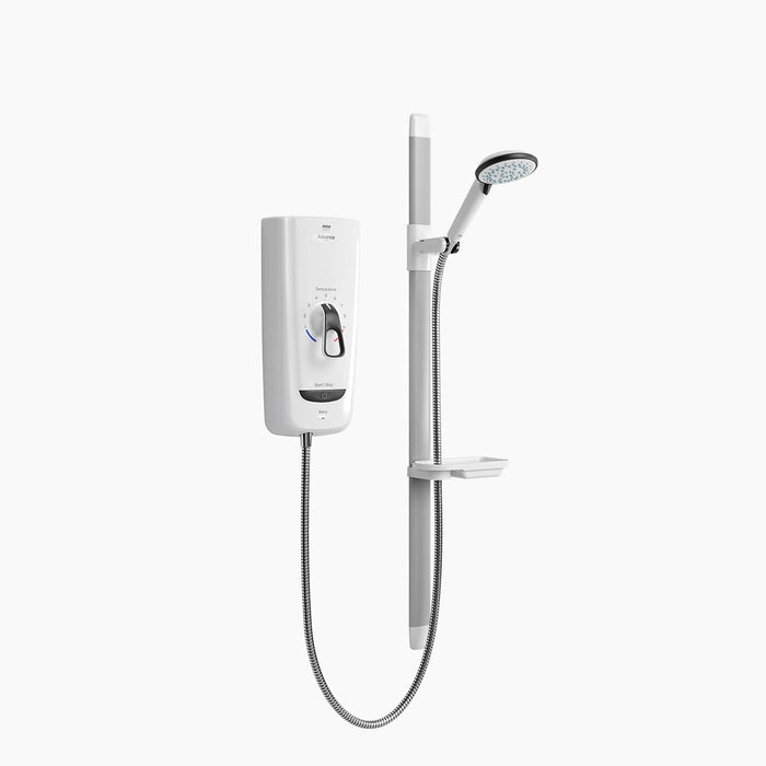 Mira Advance Flex Extra Thermostatic 8.7kW Electric Shower - White