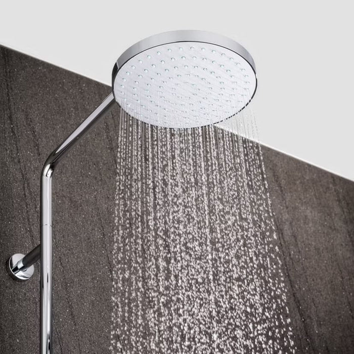 Mira Azora Dual 9.8kW Thermostatic Electric Shower - Frosted Glass