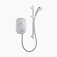 Mira Event XS Manual Power Shower - White/Chrome