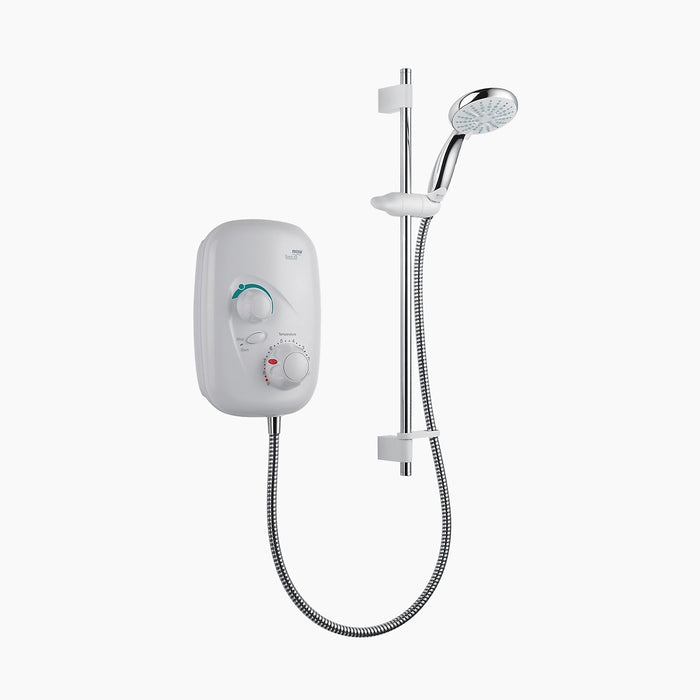 Mira Event XS Thermostatic Power Shower - White/Chrome