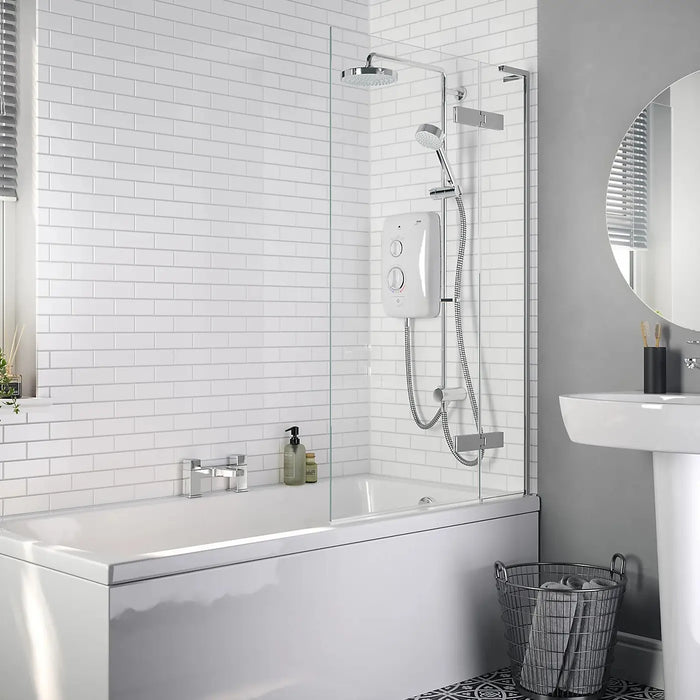 Mira Jump Dual Multi-Fit Electric Shower - White
