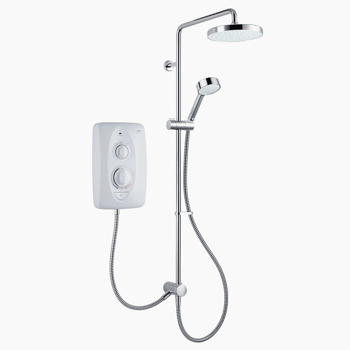 Mira Jump Dual Multi-Fit Electric Shower - White