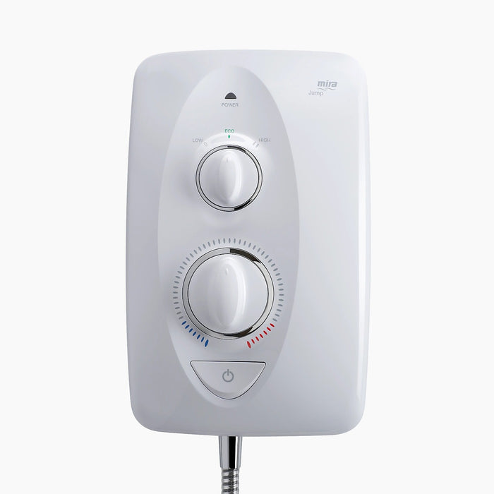 Mira Jump Dual Multi-Fit Electric Shower - White