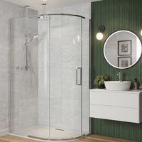 Mira Mode Dual Outlet Ceiling Fed Smart Digital Shower - High Pressure/Combi - Chrome