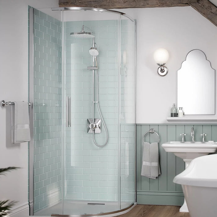 Mira Mode Dual Outlet Rear-Fed Smart Digital Shower - Pumped - Chrome