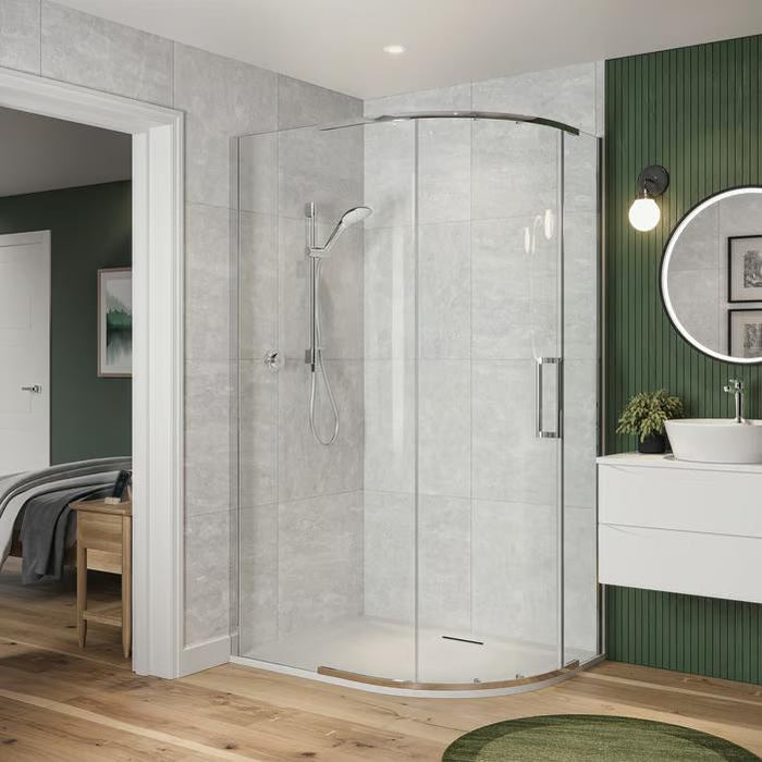 Mira Mode Rear-Fed Smart Digital Shower - Pumped - Chrome