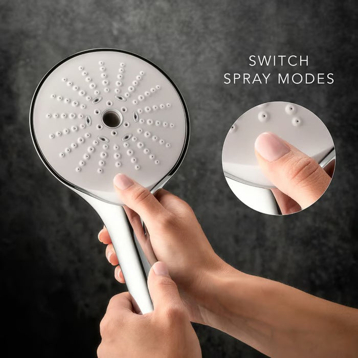 Mira Mode Rear-Fed Smart Digital Shower - Pumped - Chrome