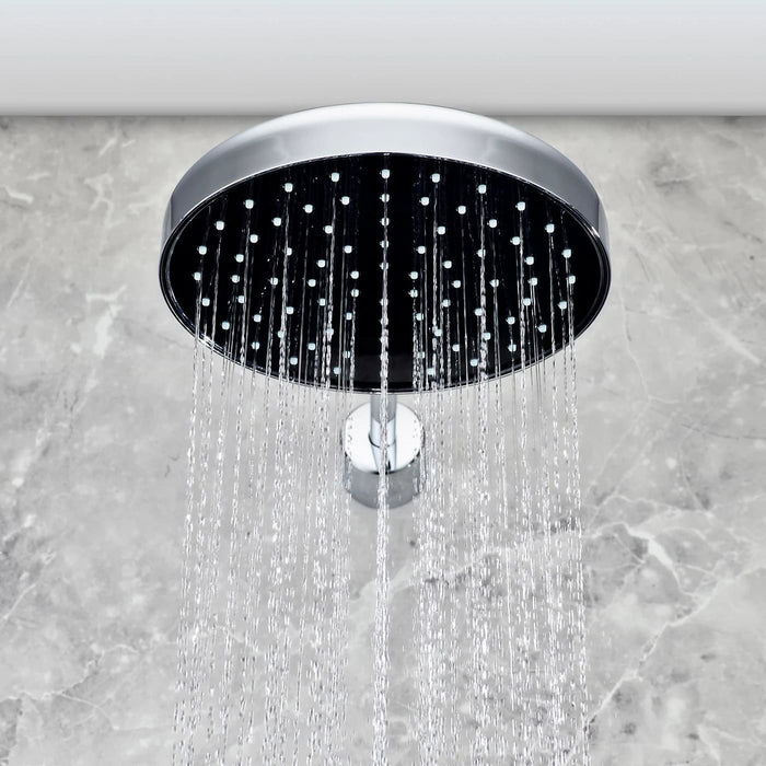 Mira Platinum Dual Outlet Ceiling Fed Smart Digital Shower - High Pressure/Combi - Black/Chrome
