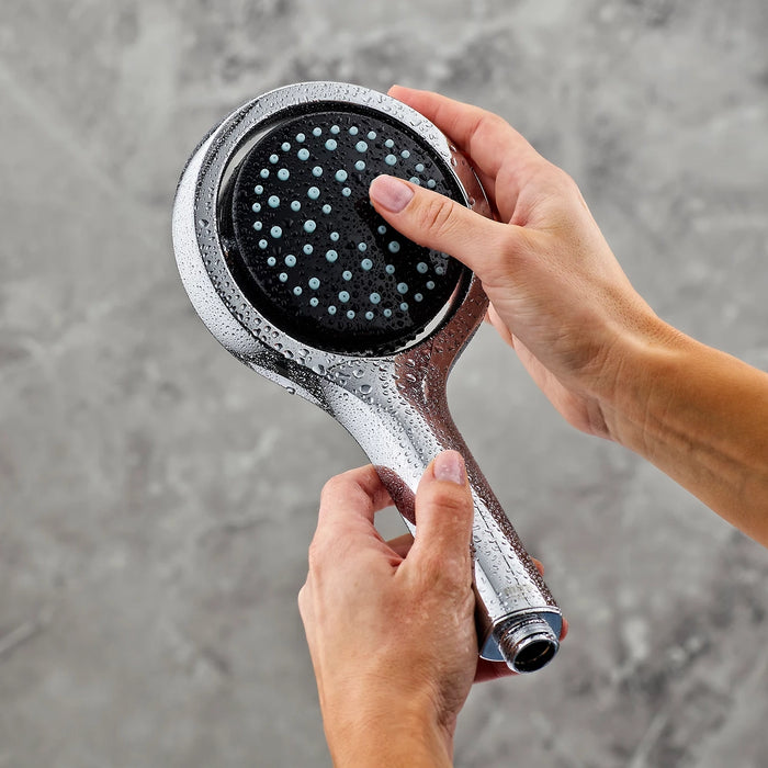 Mira Platinum Dual Outlet Rear-Fed Smart Digital Shower - High Pressure/Combi - Black/Chrome