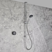Mira Platinum Single Outlet Ceiling Fed Smart Digital Shower - High Pressure/Combi - Black/Chrome
