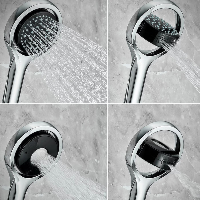 Mira Platinum Single Outlet Ceiling Fed Smart Digital Shower - Low Pressure/Gravity Fed - Black/Chrome