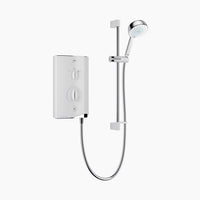 Mira Sport Manual Electric Shower - White/Chrome