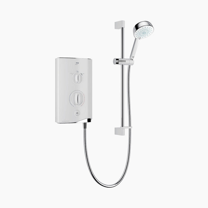 Mira Sport Manual Electric Shower - White/Chrome