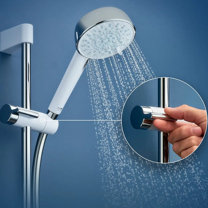 Mira Sport Manual Electric Shower - White/Chrome