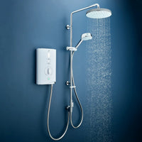 Mira Sport Max Dual 10.8 kW Electric Shower - White/Chrome