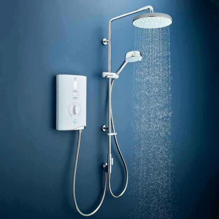 Mira Sport Max Dual 10.8 kW Electric Shower - White/Chrome