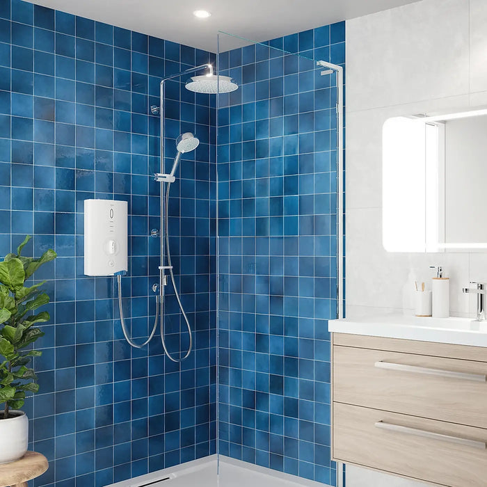 Mira Sport Max Dual 10.8 kW Electric Shower - White/Chrome