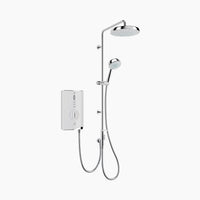 Mira Sport Max Dual Outlet Electric Shower - White/Chrome