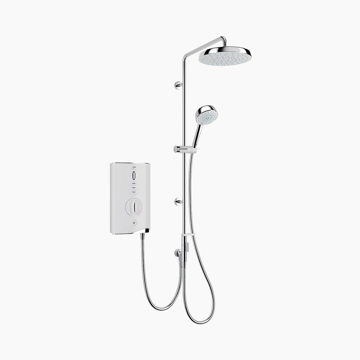 Mira Sport Max Dual 10.8 kW Electric Shower - White/Chrome