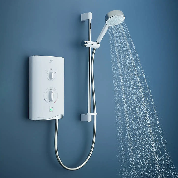 Mira Sport Thermostatic Electric Shower - White/Chrome