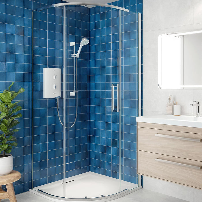 Mira Sport Thermostatic Electric Shower - White/Chrome