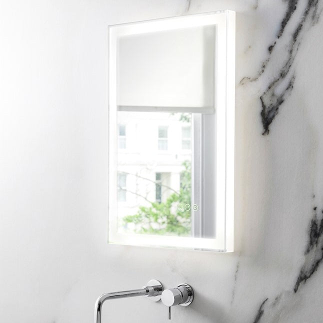 Crosswater Dune Illuminated Mirror - Clear