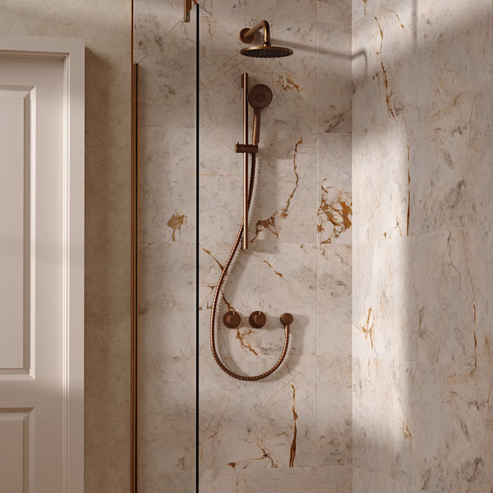 Crosswater Module Shower Set 2 with Fixed Head & Handset