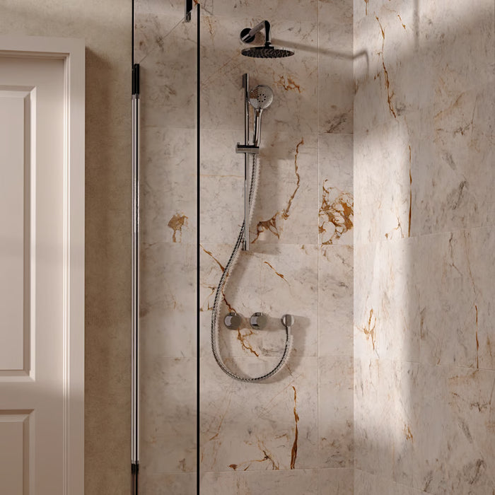Crosswater Module Shower Set 2 with Fixed Head & Handset