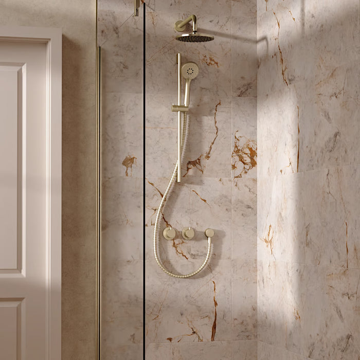 Crosswater Module Shower Set 2 with Fixed Head & Handset