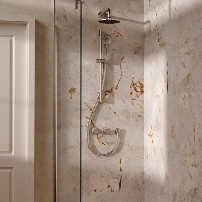 Crosswater Module Shower Set 2 with Fixed Head & Handset