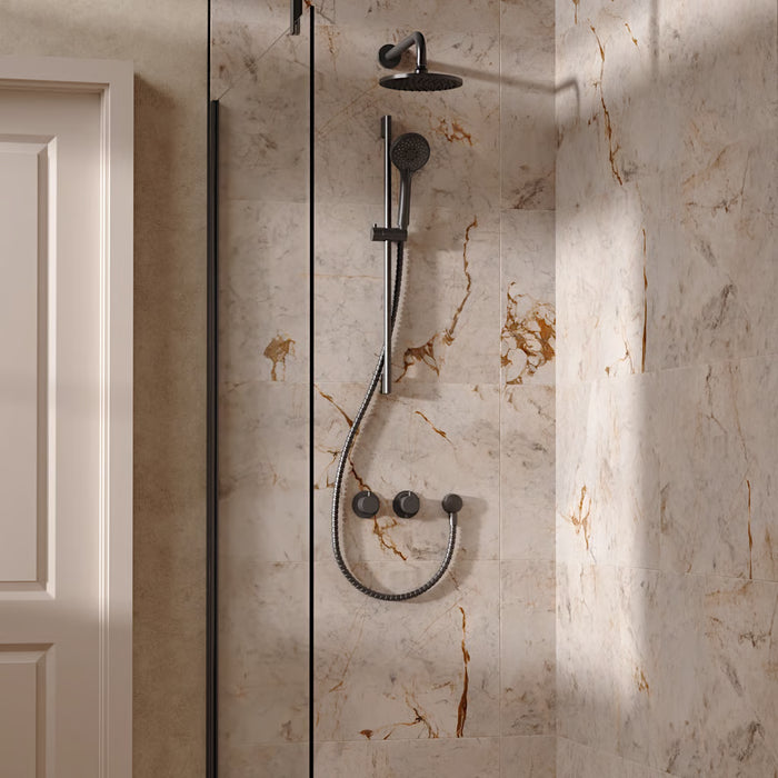 Crosswater Module Shower Set 2 with Fixed Head & Handset
